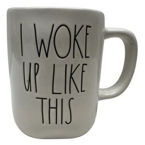 "I WOKE UP LIKE THIS" 20 oz Coffee Mug - RAE DUNN Artisan Collection By Magenta